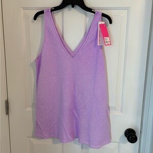 Lilly Pulitzer linen top new with tags XL